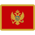 Flag of Montenegro { was part of Yugoslavia } emoji