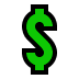 Heavy dollar sign emoji